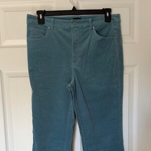 Talbots Teal Corduroy Pants